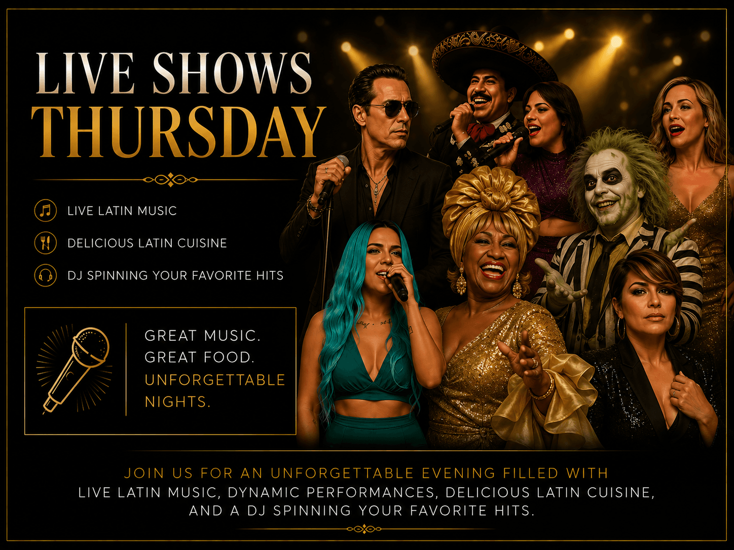 Live Shows Thursday